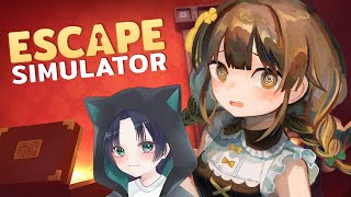 【 Escape Simulator 】二人で協力(？)謎解き脱出ゲーム【 個人Vtuber / 中岡なあか 山猫たまき 】