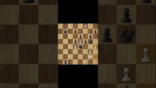 Brilliant Move of Queen Sacrifice - CARL AHUES (WHITE) VS SCHORIES (BLACK) - 1907 #shorts