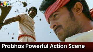 Prabhas Powerful Action Scene | Mirchi | Sampath Raj | Telugu Fight Scenes @SriBalajiAction
