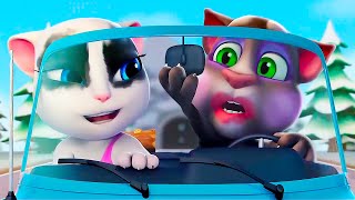 Talking Tom  👀  Ruszaj w drogę 🍿 Season 1 🍿 Super Toons TV Po Polsku