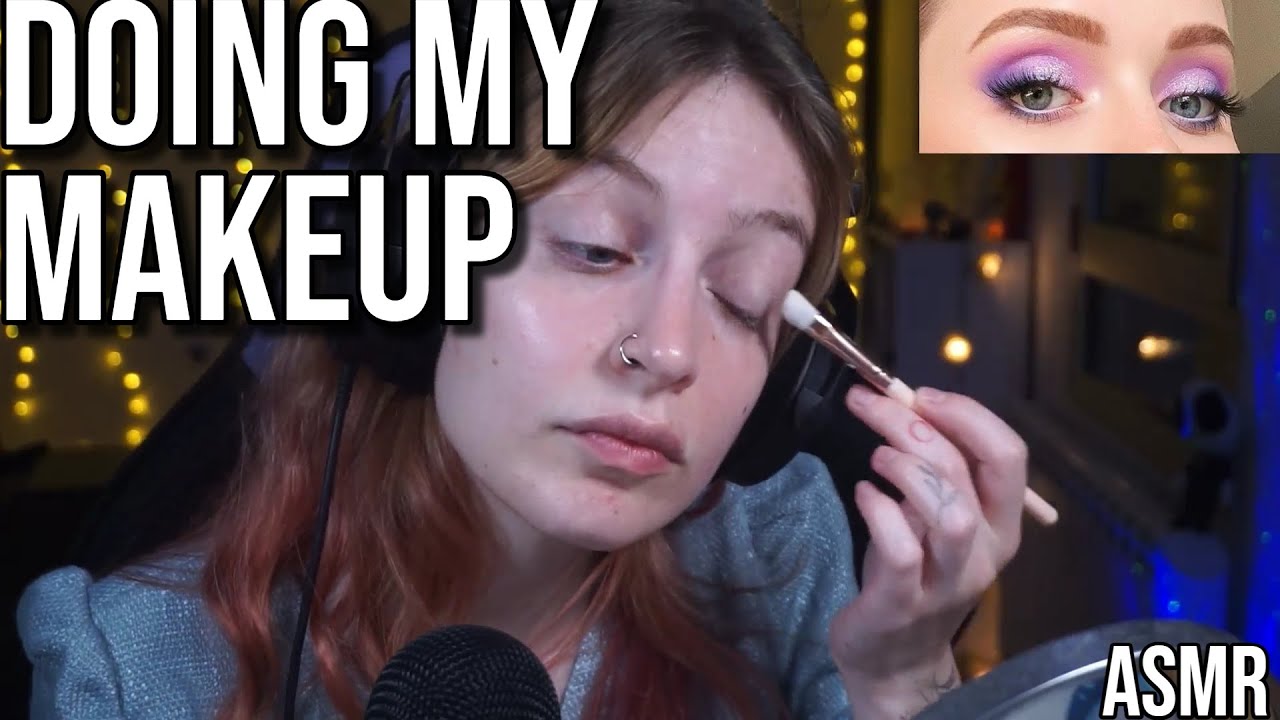 Asmr Doing My Makeup рџ рџњ Tutorial Youtube