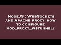 NodeJS : WebSockets and Apache proxy: how to configure mod_proxy_wstunnel?