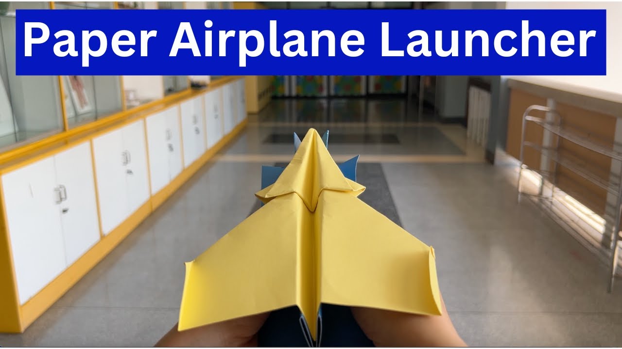 How To Make A Simple Paper Airplane Launcher Infoupdate Org