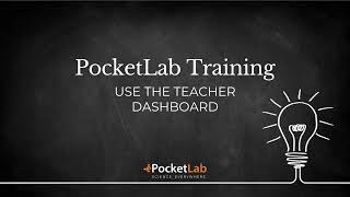 How to Use the Teacher Dashboard in PocketLab Notebook