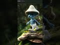 Model in Blender to practice for Smurf Cat meme - low poly 3d model game character