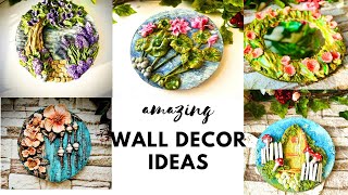 amazing 3d art wart decor ideas | air dry clay | home decor