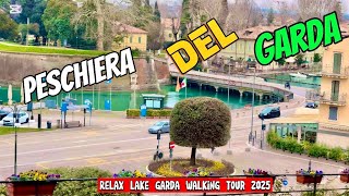 Peschiera del Garda, Lake Garda, Walking Tour (4k 60fps) Proway Tours, 4k walk