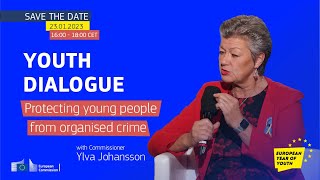 Youth policy dialogue with Commissioner for Home Affairs Ylva Johansson