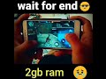 2gb ram wala mobile mein free fire kaise khele||2gb ram mobile free fire gameplay||#shorts