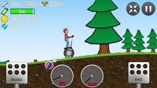 Hill Climb Racing - FOREST 1556m on Onewheeler | GamePlay