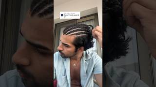 Taking Out Braids Process Hairstyle