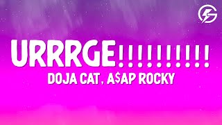 Doja Cat - URRRGE!!!!!!!!!! (Lyrics) feat A$AP Rocky