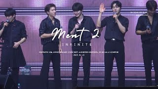 250222 INFINITE - MENT 2 @ INFINITE 15th ANNIVERSARY CONCERT LIMITED EDITION IN KUALA LUMPUR