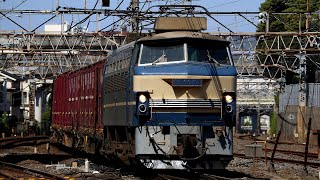 [4K]常磐線 松戸 EF66 27 2021.04.07(吹田A19 75レ)