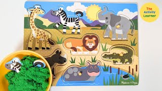 Animal Puzzle | Find The Missing Pieces Activity | Educational Videos for Toddlers