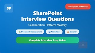 SharePoint Interview Questions 2025 - Complete Guide for Collaboration Platform