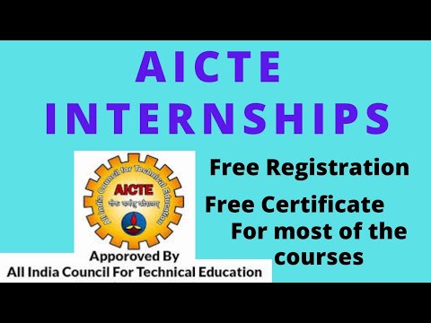 AICTE Internships/free Internship Full Details - YouTube