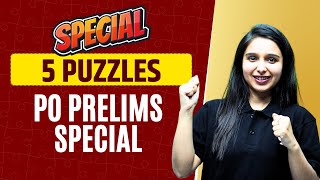 Mixed Puzzles | IBPS/SBI PO Special | Reasoning For Bank Exams 2023 | Parul Gera | Puzzle Pro