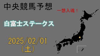 中央競馬予想　2025/2/1　東京11R [白富士ステークス]