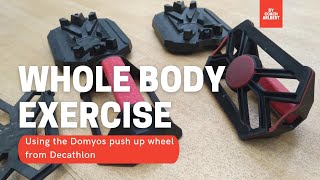 Whole Body Exercise using Domyos Push Up Wheel from Decathlon | Coach Arlbert | Pereira Performance