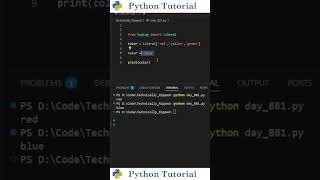 Python's Literal Type Explained | Python Tutorial