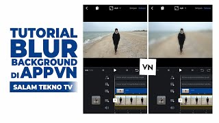 Cara Blur Background Video di VN Video Editor (Portrait Mode)
