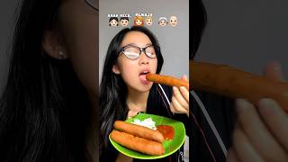 MAKAN SOSIS VERSI 👵🏻👴🏻 JARANG BGT YAK #challenge #mukbang