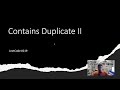 Contains Duplicate II - LeetCode 219 - Java