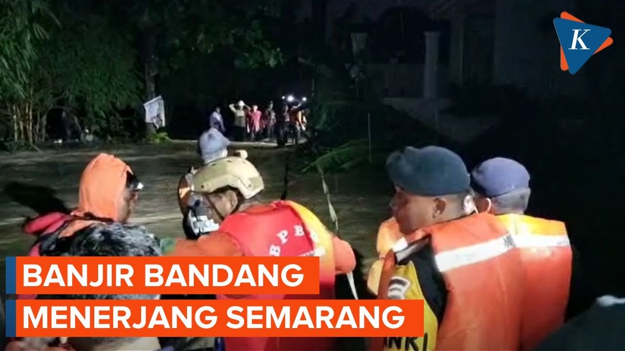 Banjir Bandang Di Semarang, Satu Orang Meninggal Dunia - YouTube