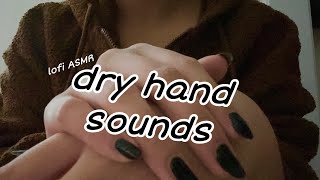 LOFI ASMR | dry hands rubbing + sticky/squeaky gripping | CUSTOM VIDEO! | -no talking-