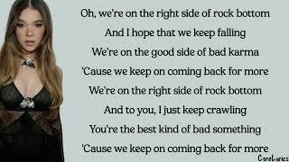 Hailee Steinfeld - Rock Bottom (lyrics)