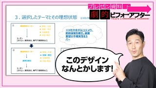 プレゼン資料劇的ビフォーアフター⑩　重複する情報が多い場合は「共有」すべし！PowerPoint／パワーポイント／パワポ