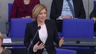 Befragung von Julia Klöckner im Bundestag am 04.03.20