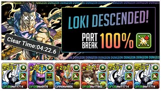 Puzzle \u0026 Dragons - Loki Descended! - Omnimon 100% DROP [ SOLO ]