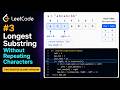 LeetCode 3: Longest Substring Without Repeating Characters