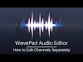 How to Edit Audio Channels Separately | WavePad Audio Editing Tutorial