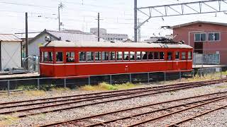 一畑電車　デハニ５０型　雲州平田駅　体験運転中の勇姿