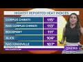 Monday Forecast: Potential record high temperatures in Corpus Christi