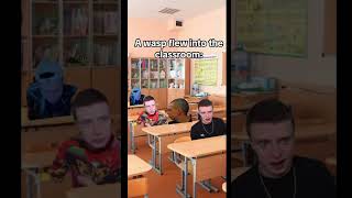 A wasp flies into the classroom | #ideas #shorts #youtubeshorts #youtube #funny #memes 😂😂😂