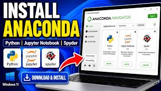 How To Download & Install Anaconda Navigator Python, Jupyter Notebook, Spyder