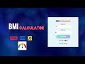 BMI Calculator 🔢 | HTML, CSS and JavaScript | LIVE CODE