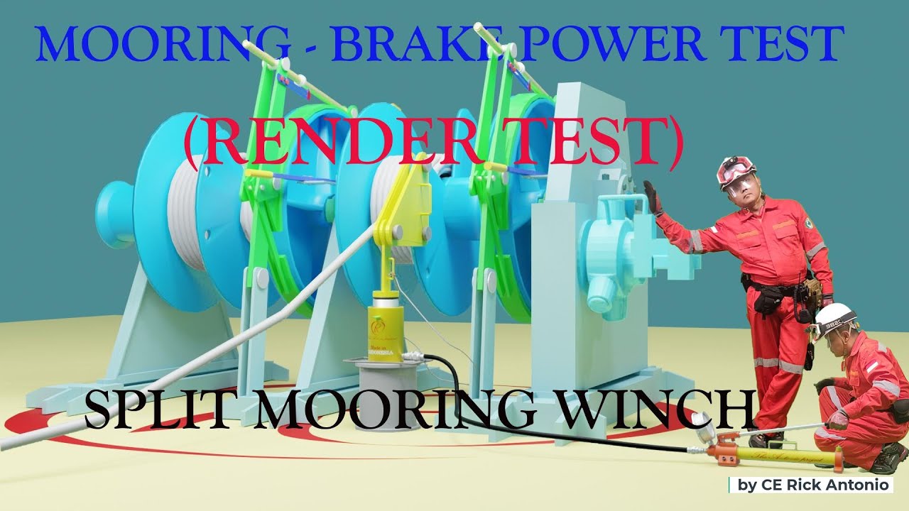 Mooring - Brake Power Test Or Render Test For Mooring Winch. - YouTube