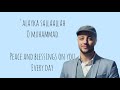 MAHER ZAIN - PEACE BE UPON YOU (Lyric Video)