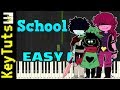 School from Deltarune - Easy Mode [Piano Tutorial] (Synthesia)