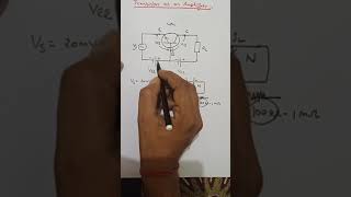 Amplifying action of a transistor #Electronicsstudypoint