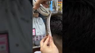 Use a curved comb to cut hair #barber #easytutorial #beautiful #shortvideo