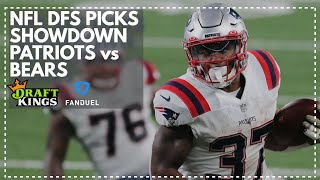 NFL DFS Picks for Monday Night Showdown Patriots vs Bears: FanDuel & DraftKings Lineup Advice