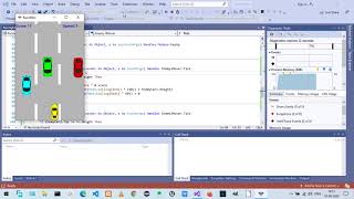 RaceMini car racing 8-bit type game in visual basic
