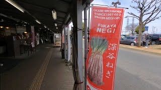 【群馬シリーズ】最後は埼玉県深谷市の道の駅おかべをぐるりと回り隣の「中宿古代倉庫群」と大阪から移植された「原始蓮」を見た。そしてやっぱりここに来たら深谷ねぎでしょう😁4本110円で買いました🎵安い‼️