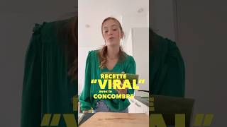 Je teste la RECETTE LA PLUS VIRAL avec le concombre 🥒